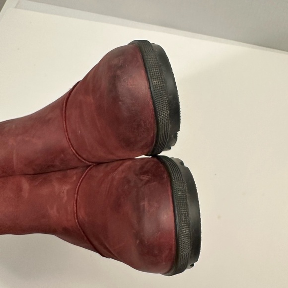 Sorel Joan of Arctic Wedge II Leather Wine Boots Size 8.5 - Picture 5 of 15